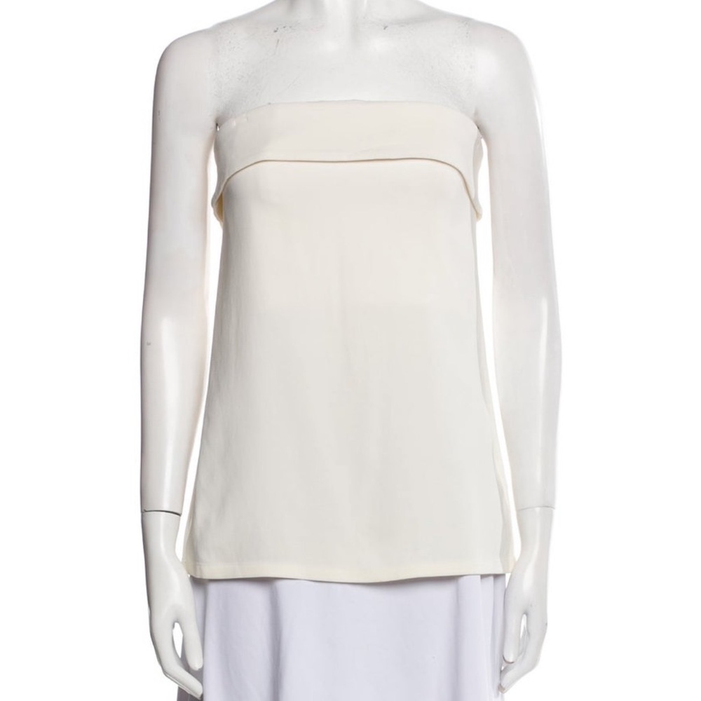 ALC White Strapless Top